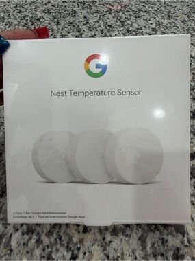 NIB/NEW Nest Temperature Sensor T5001SF White Pack of 3